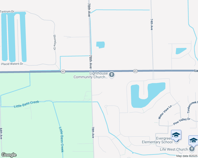 map of restaurants, bars, coffee shops, grocery stores, and more near 11120 78th Avenue in Allendale Charter Township