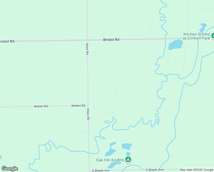 map of restaurants, bars, coffee shops, grocery stores, and more near 9345 Orchard Valley Lane in Davison
