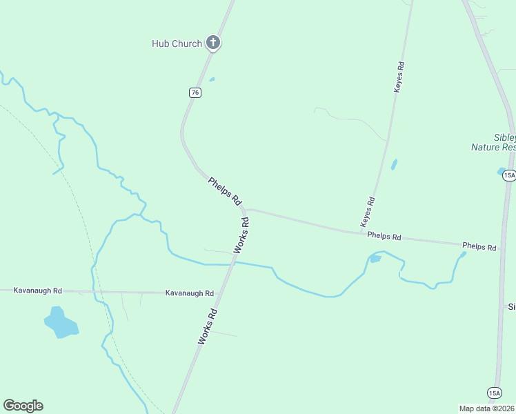 map of restaurants, bars, coffee shops, grocery stores, and more near 10 Works Road in Honeoye Falls
