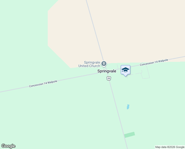 map of restaurants, bars, coffee shops, grocery stores, and more near 456 Concession 14 Walpole in Hagersville