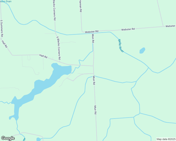 map of restaurants, bars, coffee shops, grocery stores, and more near 3144 Muir Road in Dryden