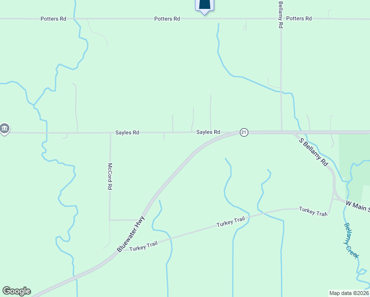 map of restaurants, bars, coffee shops, grocery stores, and more near 3263 Sayles Road in Ionia