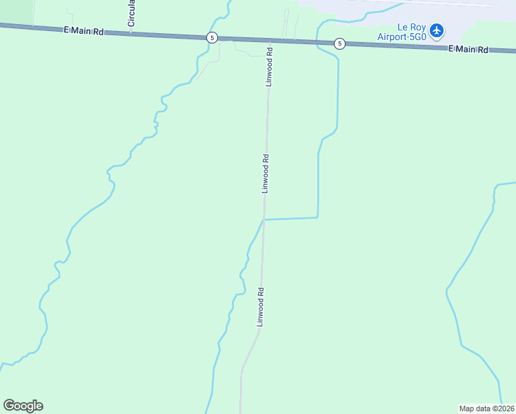 map of restaurants, bars, coffee shops, grocery stores, and more near 9108 Linwood Rd in Le Roy