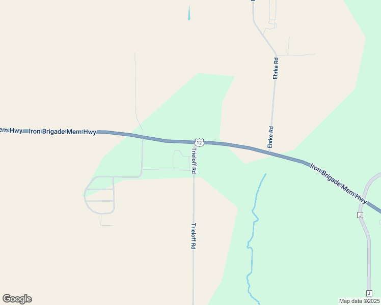 map of restaurants, bars, coffee shops, grocery stores, and more near N3525 Trieloff Road in Fort Atkinson