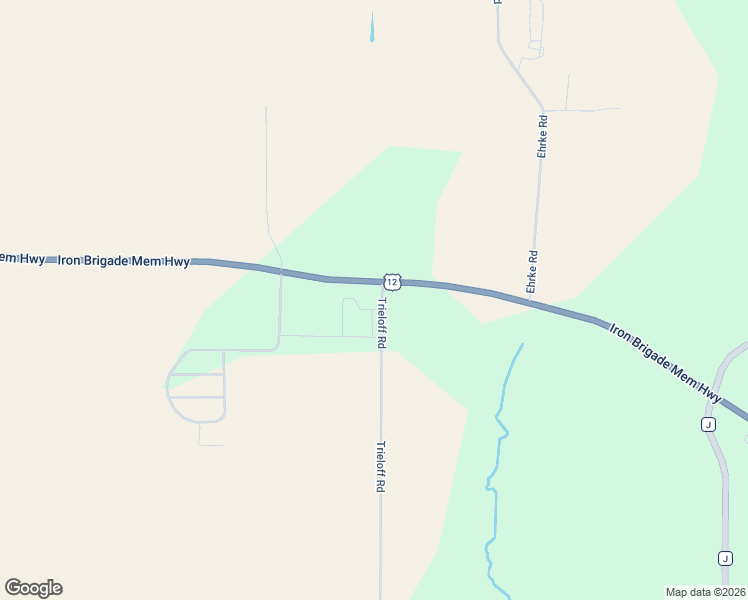 map of restaurants, bars, coffee shops, grocery stores, and more near N3525 Trieloff Road in Fort Atkinson