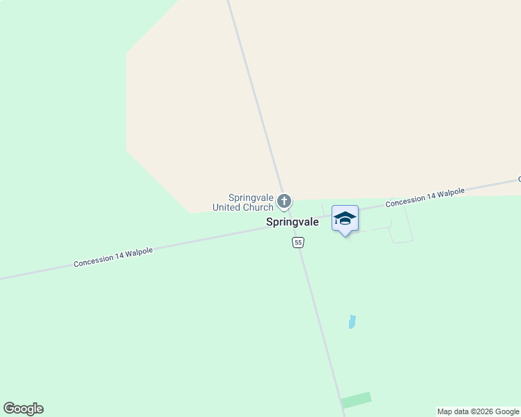 map of restaurants, bars, coffee shops, grocery stores, and more near 456 Concession 14 Walpole in Hagersville