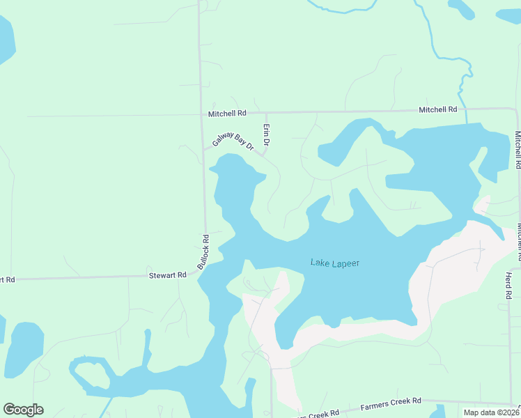 map of restaurants, bars, coffee shops, grocery stores, and more near 2920 Galway Bay Drive in Metamora