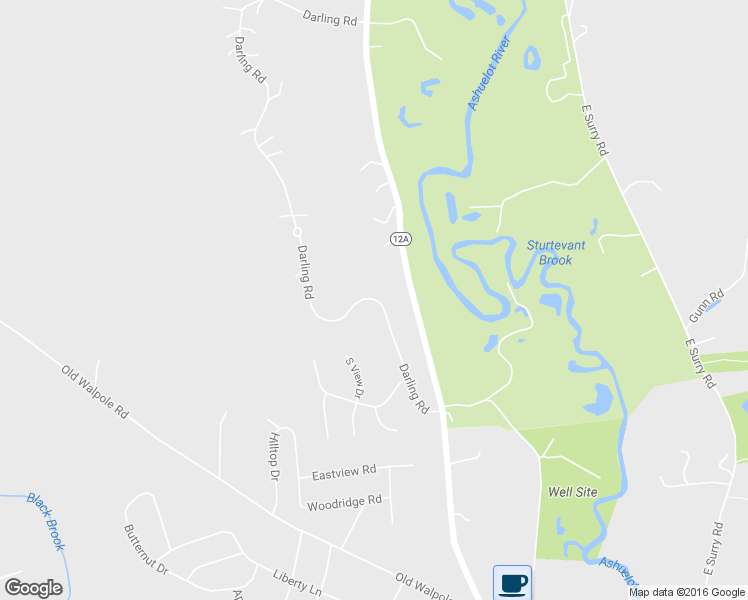 map of restaurants, bars, coffee shops, grocery stores, and more near 228 Darling Rd in Keene