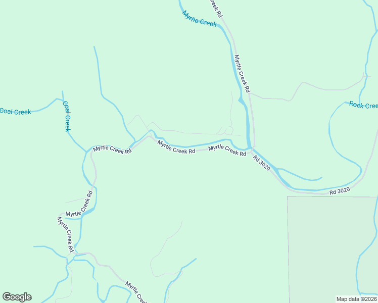 map of restaurants, bars, coffee shops, grocery stores, and more near Myrtle Creek Road in Myrtle Point