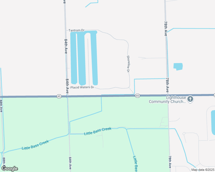 map of restaurants, bars, coffee shops, grocery stores, and more near 8134 Placid Waters Drive in Allendale Charter Township
