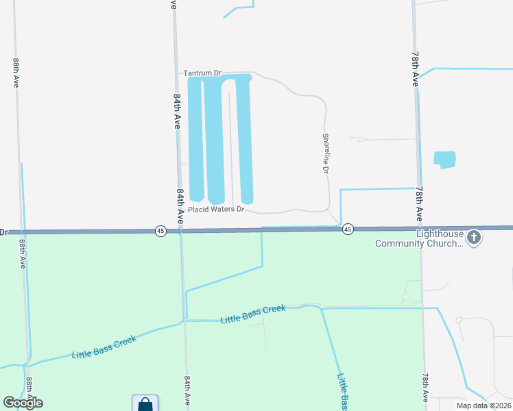 map of restaurants, bars, coffee shops, grocery stores, and more near 8213 Placid Waters Drive in Allendale Charter Township