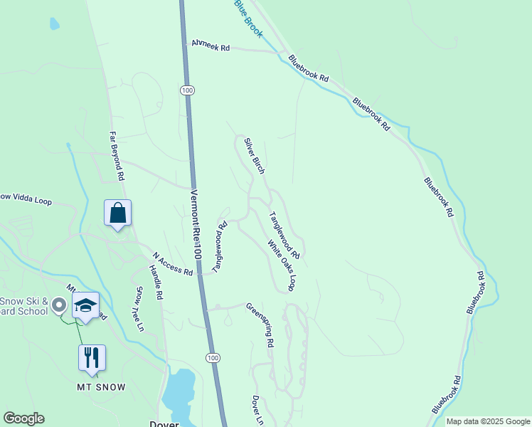 map of restaurants, bars, coffee shops, grocery stores, and more near 44C Tanglewood Lane in Dover