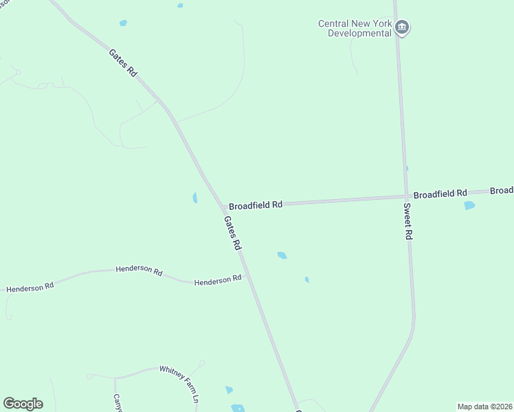 map of restaurants, bars, coffee shops, grocery stores, and more near 7198 Broadfield Road in Jamesville