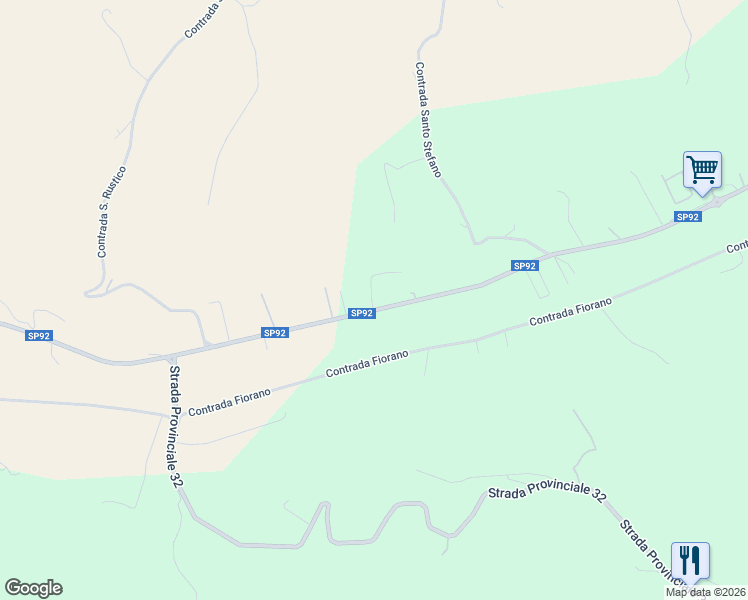 map of restaurants, bars, coffee shops, grocery stores, and more near 19 Contrada Santo Stefano in Ripatransone