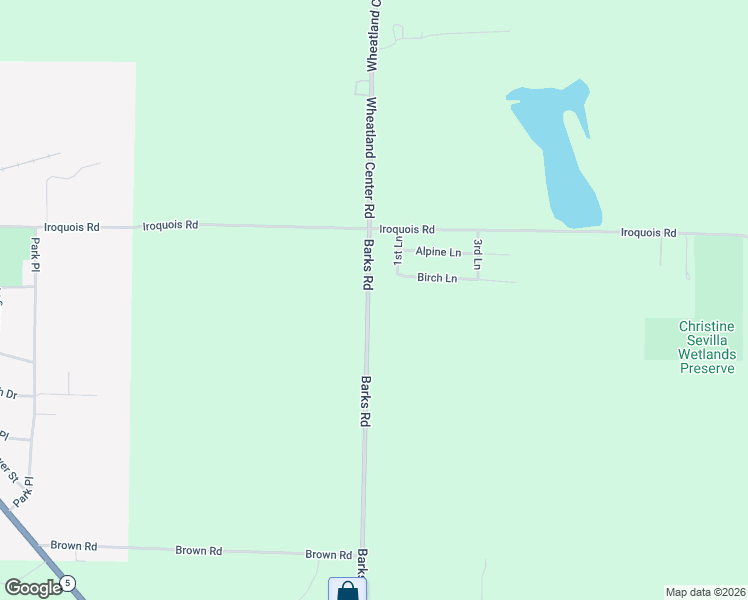 map of restaurants, bars, coffee shops, grocery stores, and more near 305 Barks Road in Caledonia