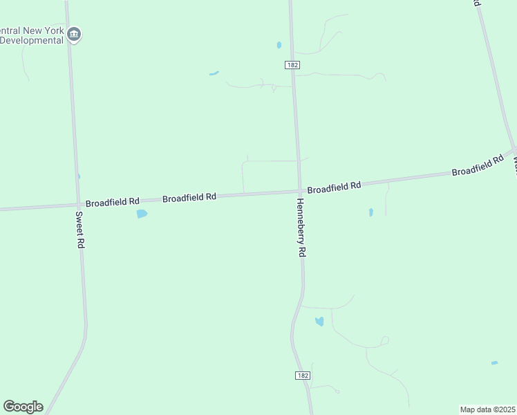 map of restaurants, bars, coffee shops, grocery stores, and more near 7514 Broadfield Road in Manlius