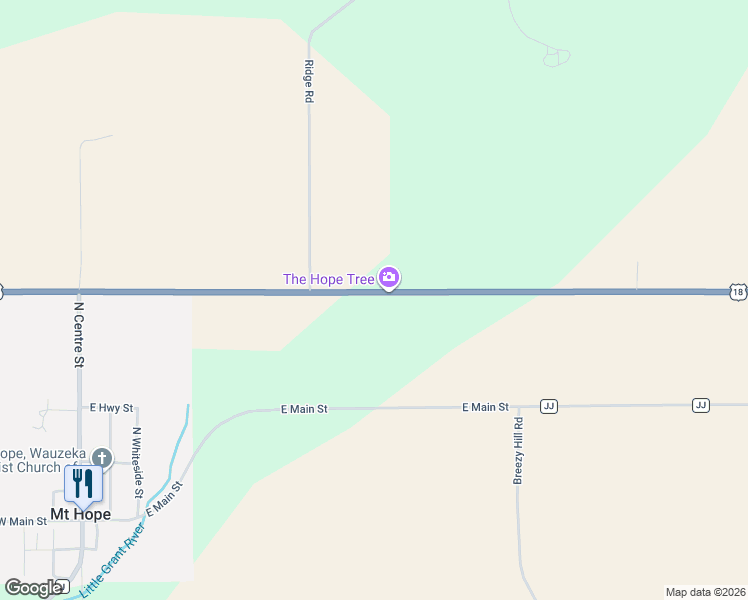 map of restaurants, bars, coffee shops, grocery stores, and more near in Mount Hope