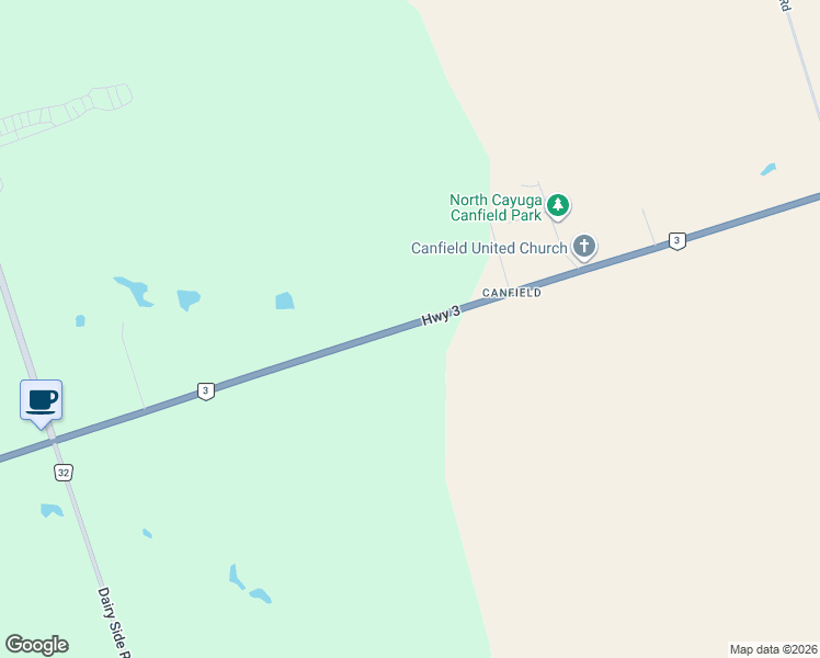 map of restaurants, bars, coffee shops, grocery stores, and more near 10 Ontario 3 in Canfield