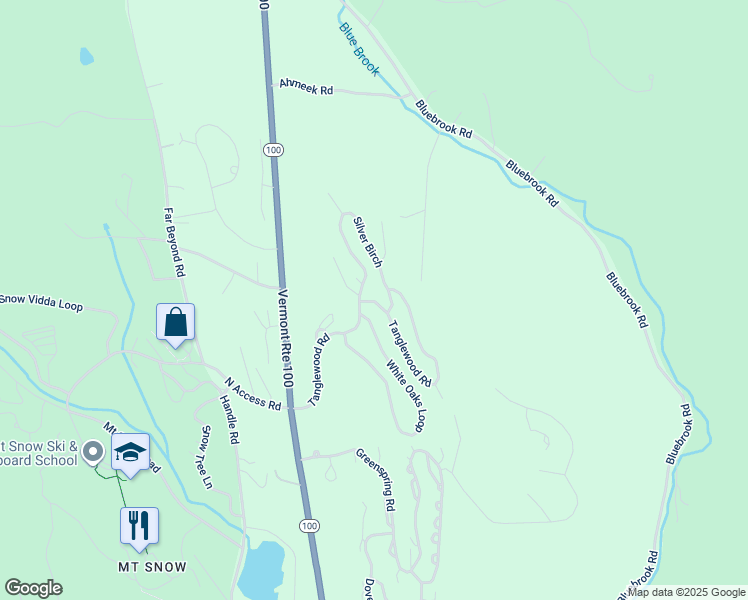 map of restaurants, bars, coffee shops, grocery stores, and more near 44C Tanglewood Lane in Dover