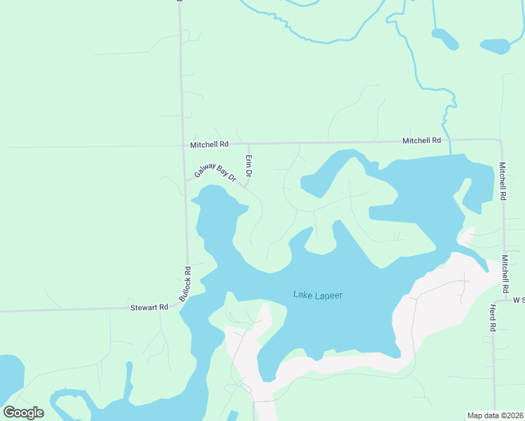 map of restaurants, bars, coffee shops, grocery stores, and more near 2920 Galway Bay Drive in Metamora