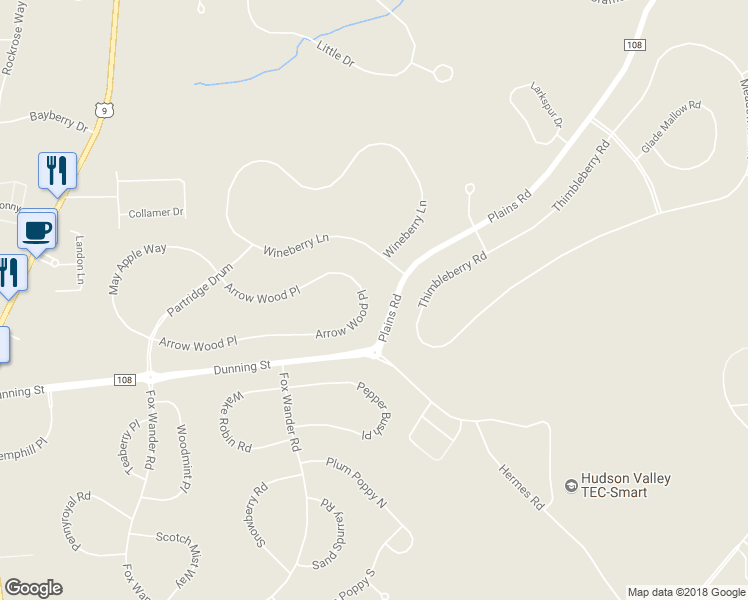 map of restaurants, bars, coffee shops, grocery stores, and more near 122 Arrow Wood Place in Ballston Spa