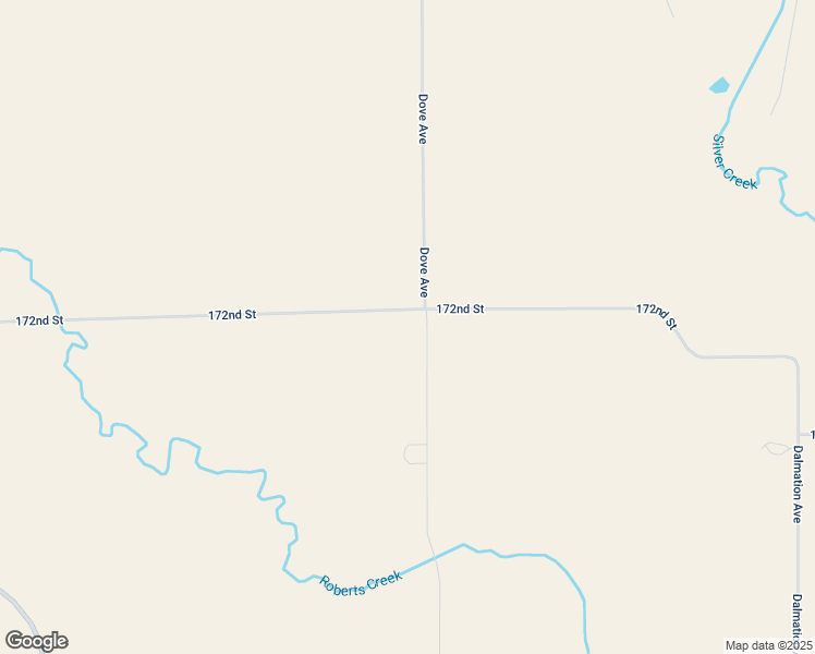 map of restaurants, bars, coffee shops, grocery stores, and more near 16982 172nd Street in Luana