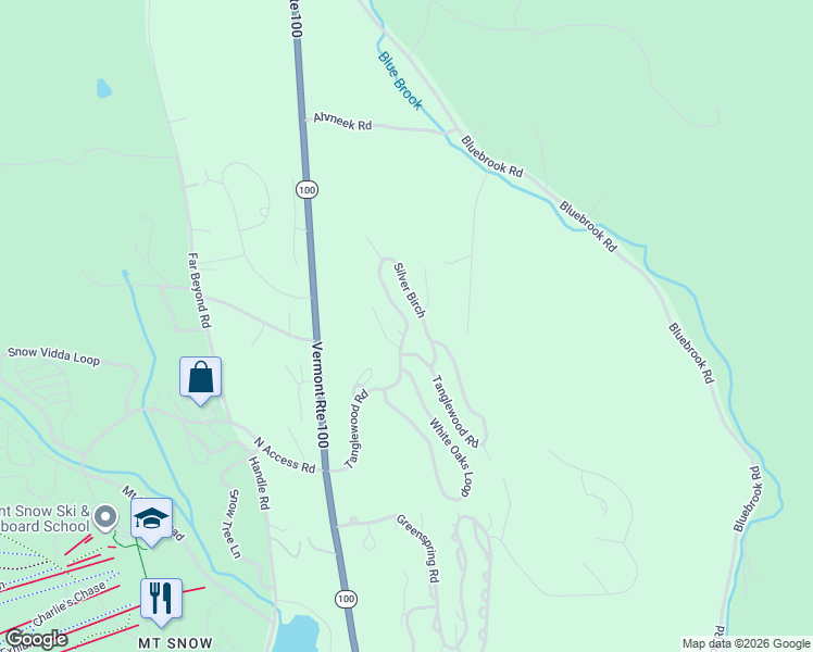 map of restaurants, bars, coffee shops, grocery stores, and more near 9A Silver Birch in Dover