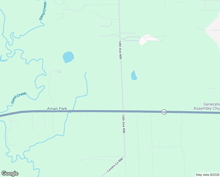 map of restaurants, bars, coffee shops, grocery stores, and more near 11339 14th Avenue Northwest in Marne