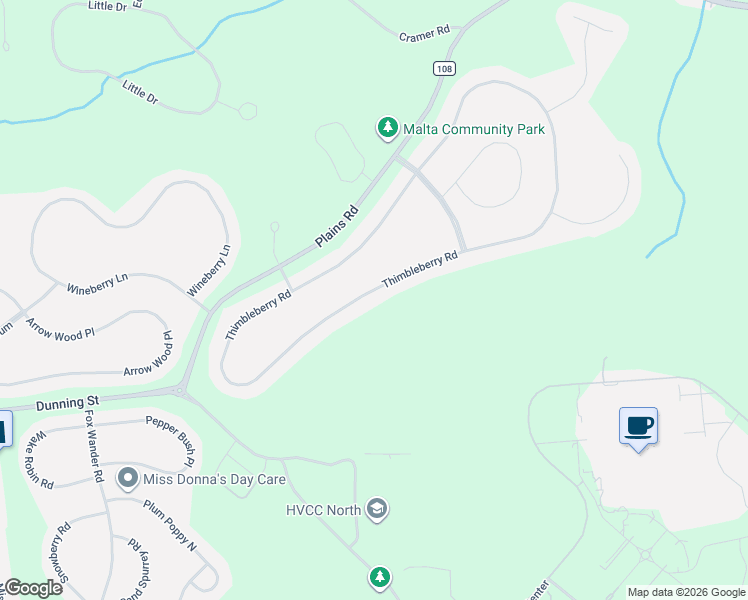 map of restaurants, bars, coffee shops, grocery stores, and more near 240 Thimbleberry Road in Ballston Spa