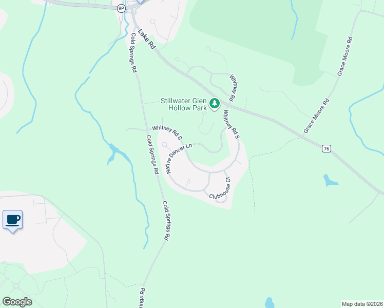 map of restaurants, bars, coffee shops, grocery stores, and more near 45 Whitney Road South in Saratoga Springs