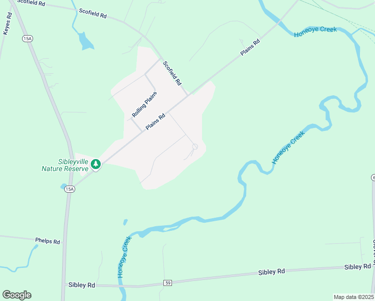 map of restaurants, bars, coffee shops, grocery stores, and more near 9 Sibleyville Lane in Monroe County