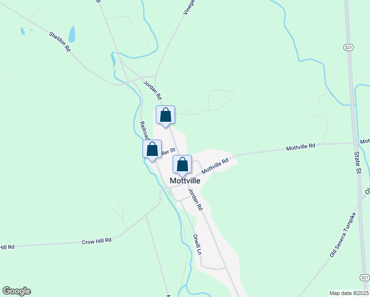map of restaurants, bars, coffee shops, grocery stores, and more near 4215 Jordan Road in Skaneateles