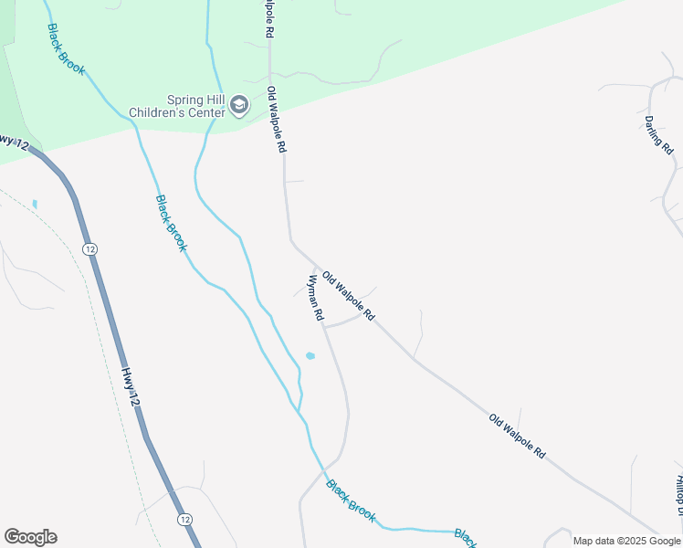 map of restaurants, bars, coffee shops, grocery stores, and more near 341 Old Walpole Road in Keene