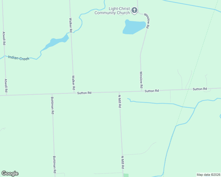 map of restaurants, bars, coffee shops, grocery stores, and more near 5481 Sutton Road in Dryden