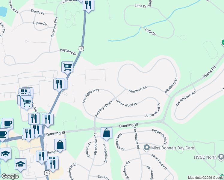 map of restaurants, bars, coffee shops, grocery stores, and more near 24 Collamer Drive in Ballston Spa
