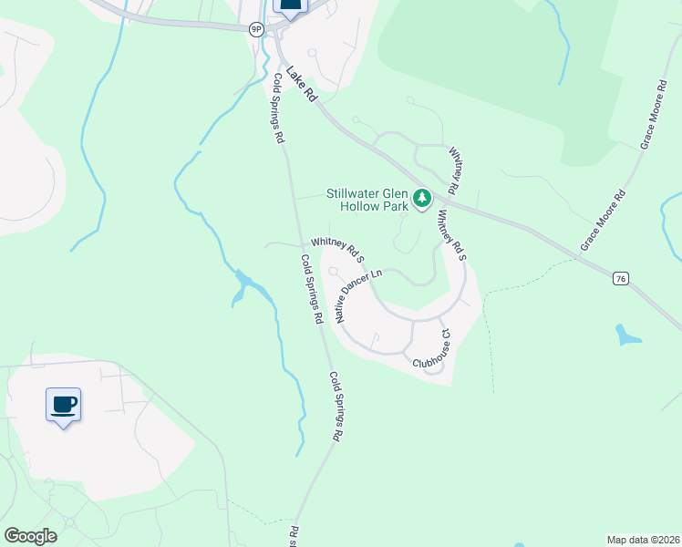 map of restaurants, bars, coffee shops, grocery stores, and more near 6 Backstretch Court in Saratoga Springs