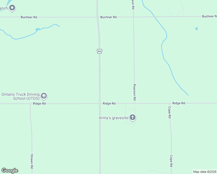 map of restaurants, bars, coffee shops, grocery stores, and more near 454 Doan's Ridge Road in Welland