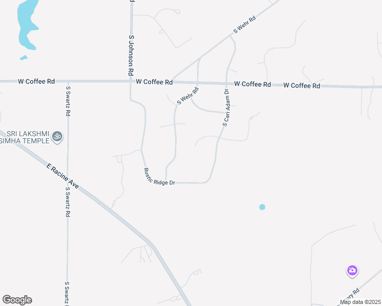map of restaurants, bars, coffee shops, grocery stores, and more near 19965 West Pheasant Run Drive in New Berlin