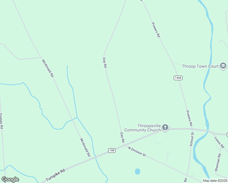 map of restaurants, bars, coffee shops, grocery stores, and more near 7422 Day Road in Auburn