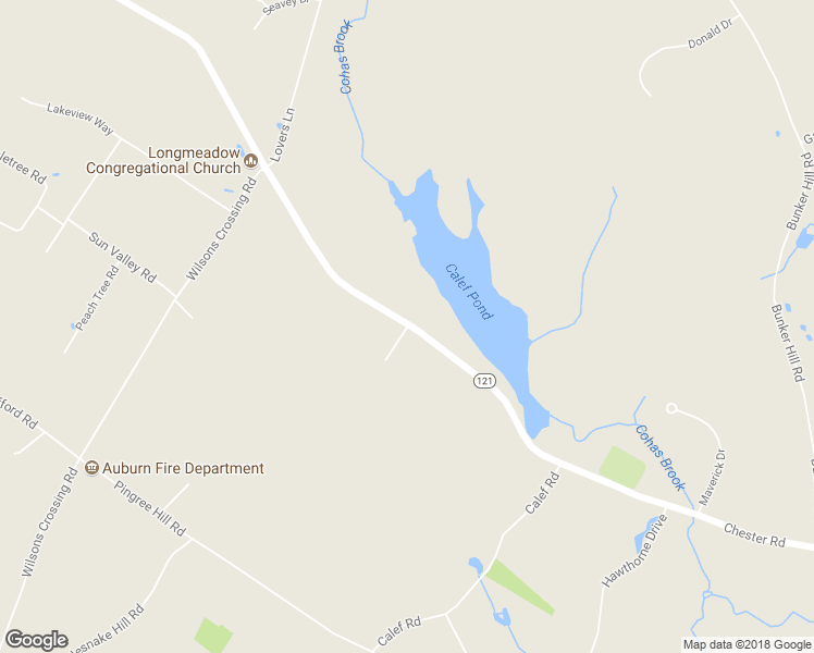 map of restaurants, bars, coffee shops, grocery stores, and more near 6 Country Circle in Auburn