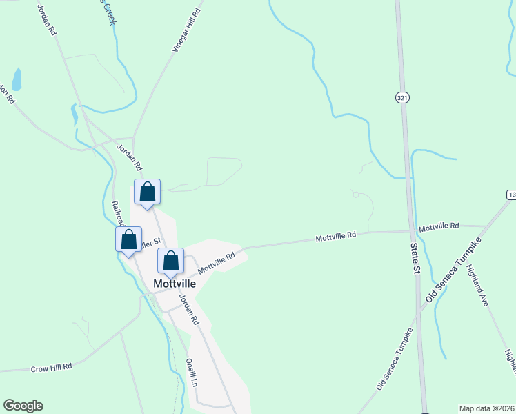 map of restaurants, bars, coffee shops, grocery stores, and more near 947 Mottville Rd in Skaneateles