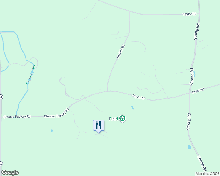 map of restaurants, bars, coffee shops, grocery stores, and more near 122 Harloff Road in Honeoye Falls