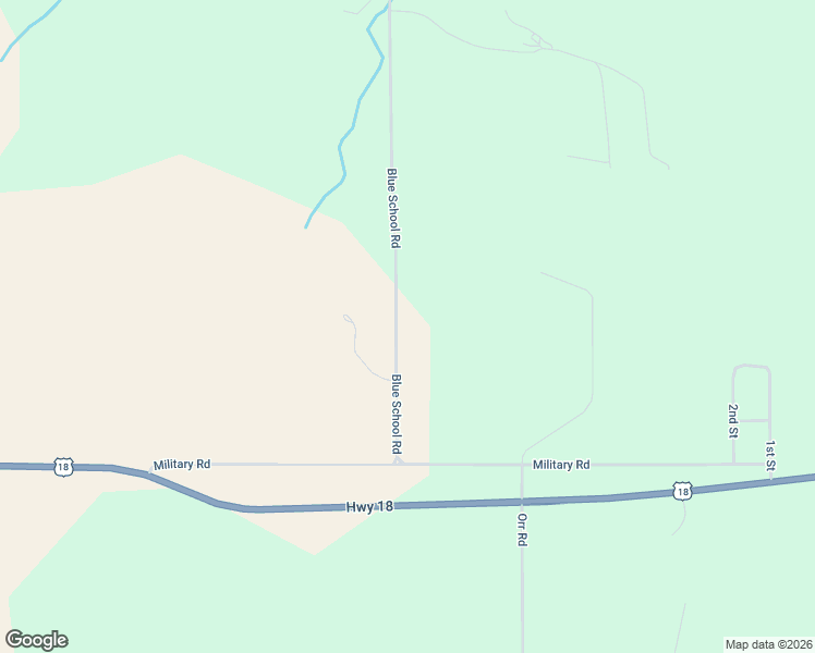 map of restaurants, bars, coffee shops, grocery stores, and more near 13004 Blue School Road in Fennimore