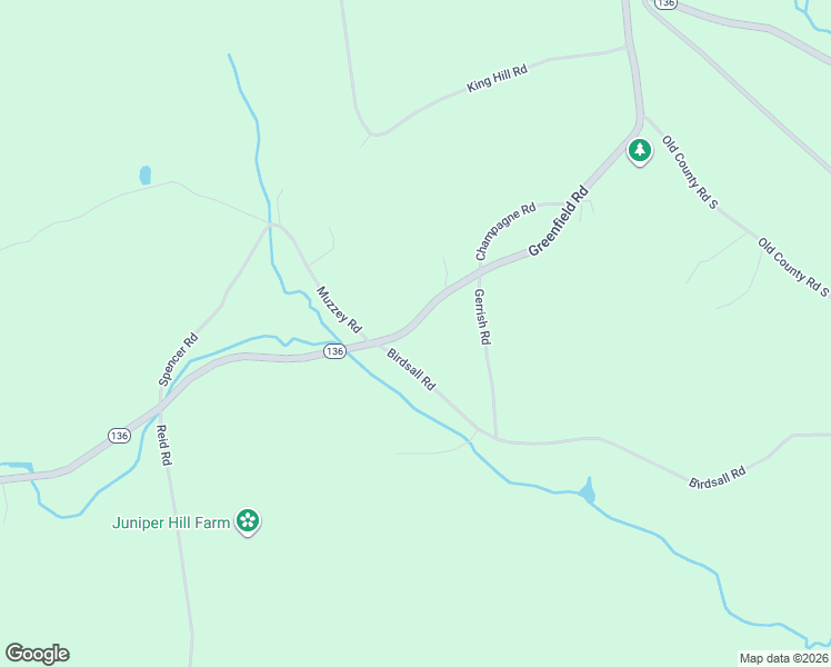 map of restaurants, bars, coffee shops, grocery stores, and more near 446 Greenfield Road in Francestown