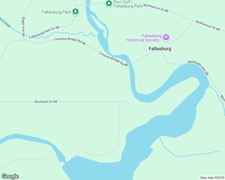 map of restaurants, bars, coffee shops, grocery stores, and more near 13691 Beckwith Drive Northeast in Lowell