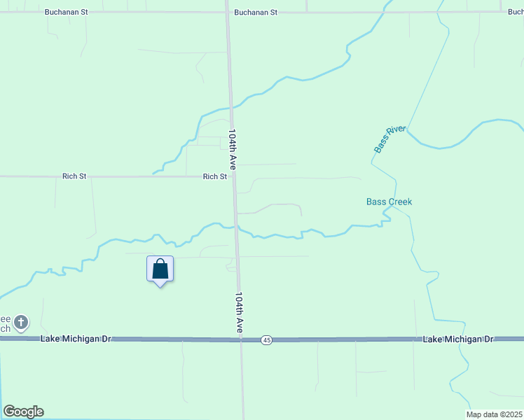 Old Oak Lane, West Olive MI Walk Score