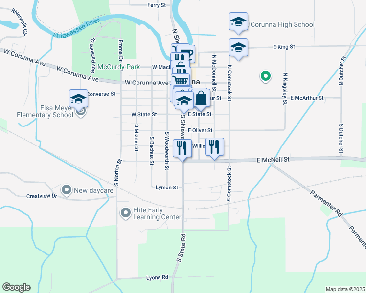 101 East Williams Street, Corunna MI Walk Score