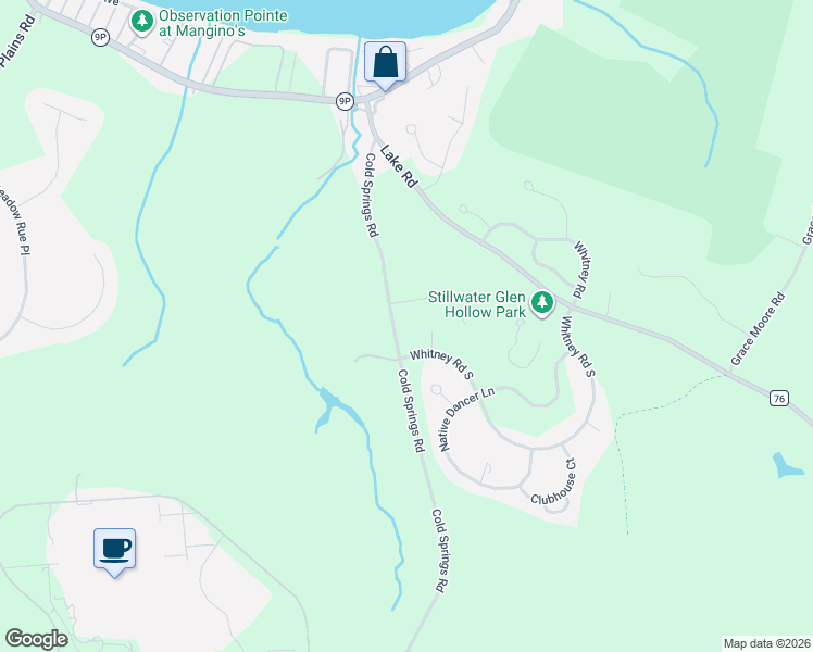 map of restaurants, bars, coffee shops, grocery stores, and more near 103 Cold Springs Road in Saratoga Springs