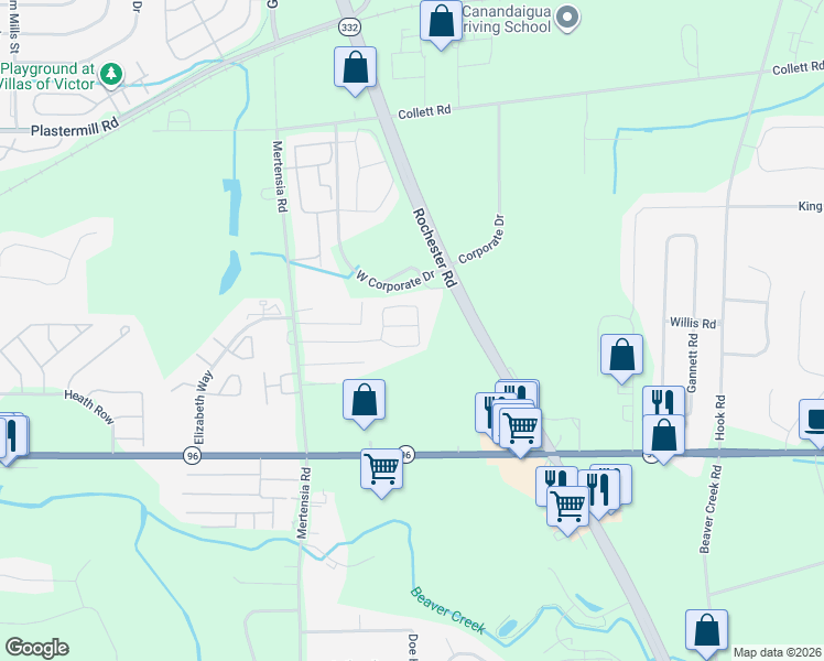 map of restaurants, bars, coffee shops, grocery stores, and more near 113 Tidd Circle in Farmington