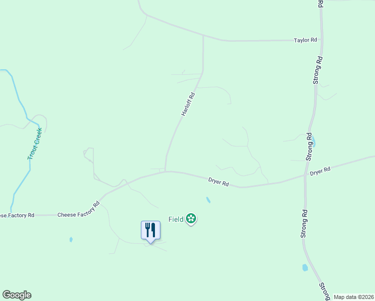 map of restaurants, bars, coffee shops, grocery stores, and more near 98 Harloff Road in Honeoye Falls